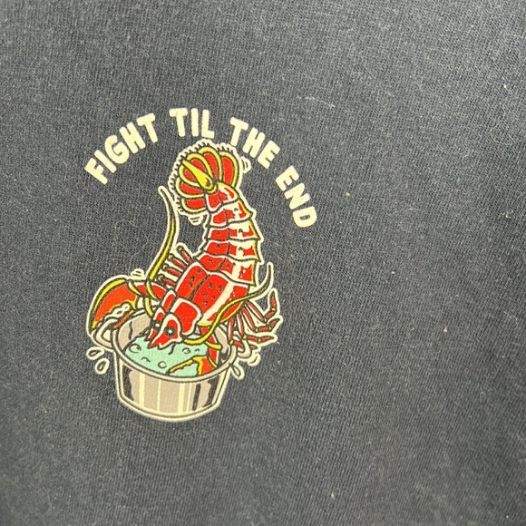 DEATH COAST SUPPLY fight til the end sz large - Picture 2 of 3